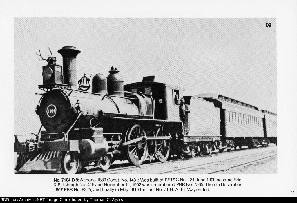 PRR "Class 'D' Locomotives," Page 21, 1981